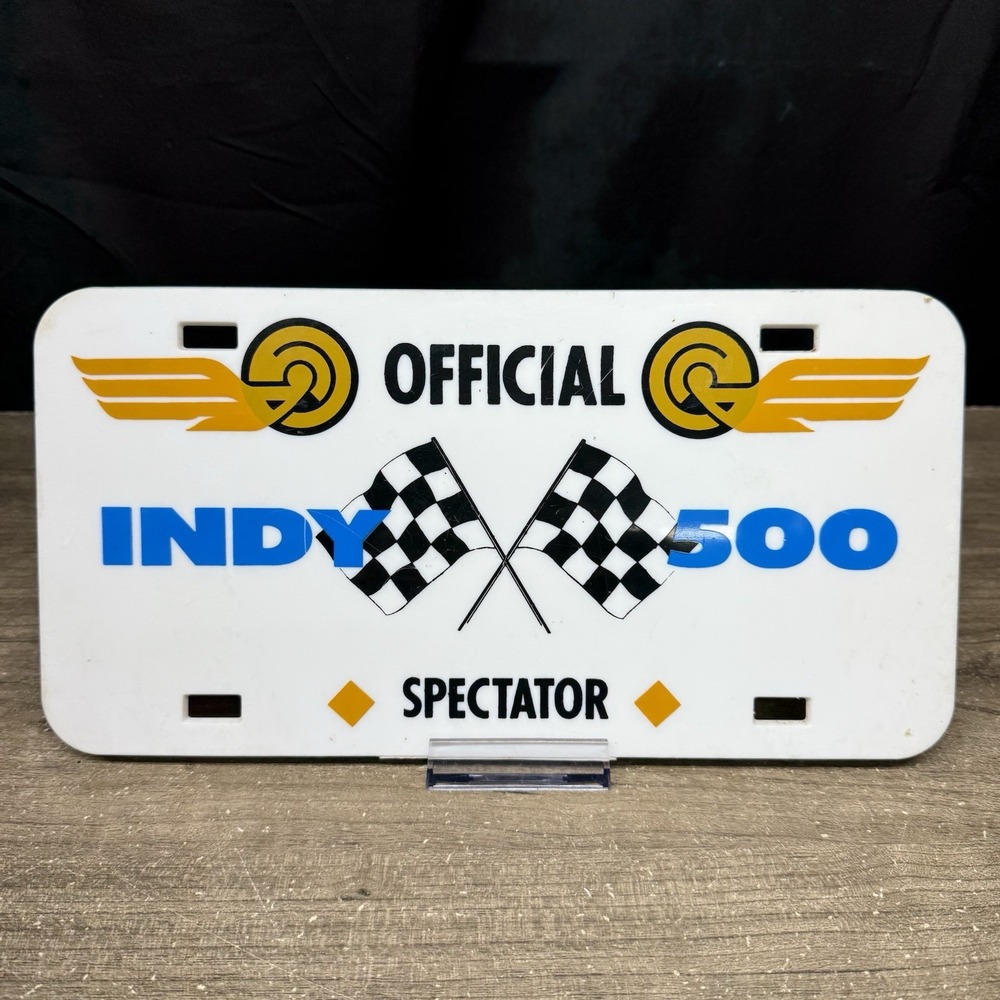 Rare Vintage 2 Sided Plate Bicentennial 1776-1976 1976 Indy 500 Spectator Plate